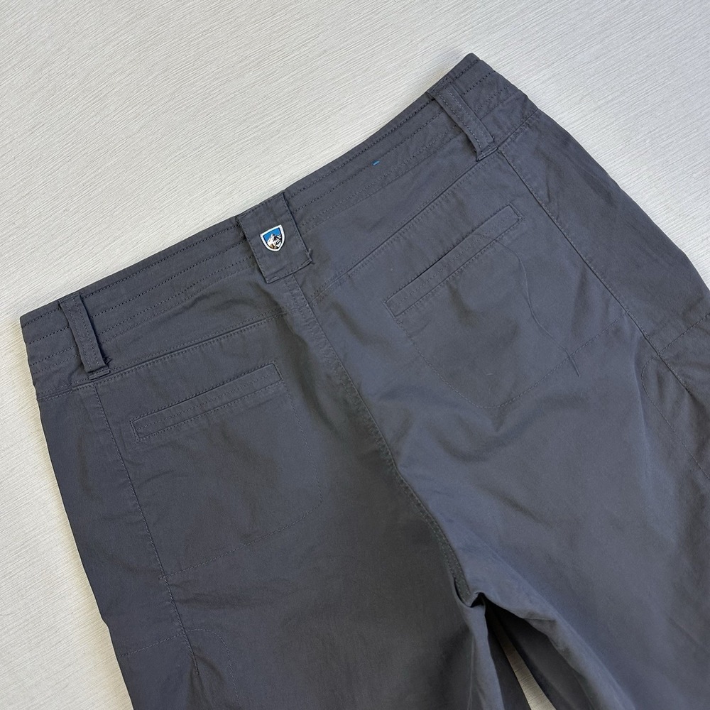 Kuhl Spire Hiking Utility Shorts Womens 8 Gray Outdoor Style 6285 Performance - Picture 9 of 9